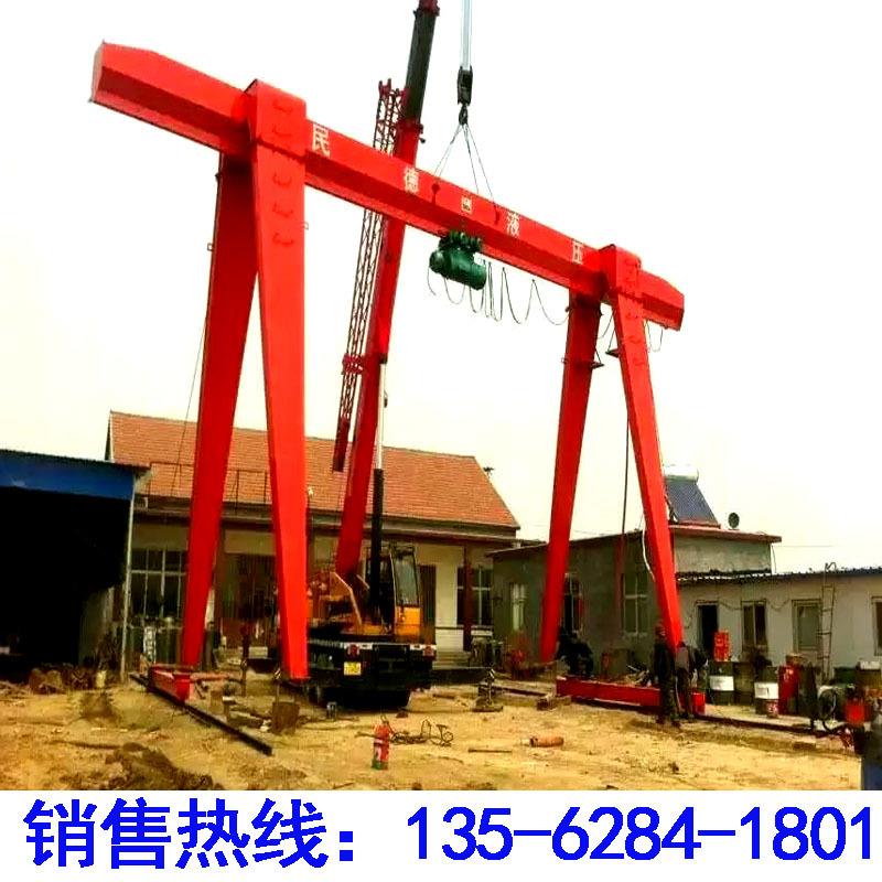 供应轨道龙门吊2TT5T10T电动葫芦单梁龙门吊轻型简易龙门吊