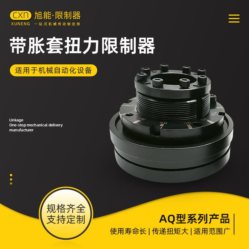 AQ型精密型钢球式扭矩限制器带胀套钢球式扭力限制器联轴器
