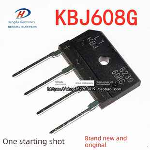 Kbj608G直接插头Sip-4 608g 6A/800V桥式整流器平桥桥堆新原装