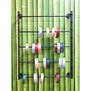 新客立减丝带收纳架绸带礼品壁挂架子丝巾手工鲜花蛋糕包纸上墙