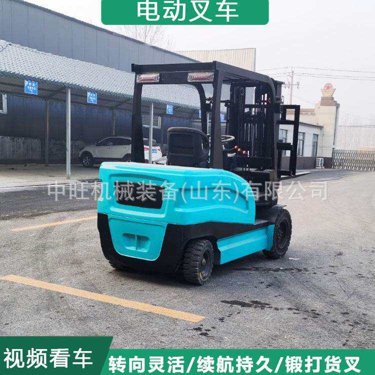 电动叉车 四支点电动平衡重叉车 码头搬运四轮电动叉车