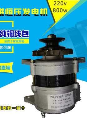 220V1500W小型永磁无刷恒压纯铜线高频率家用照明交流发电机包邮