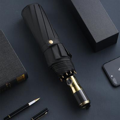 高档大国雨伞三折叠十骨风暴双人号防风男女全自动高档德商务伞晴