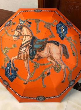 意大利范丝者创意三折叠伞太阳伞雨s伞遮阳伞防紫外线晴雨两用伞