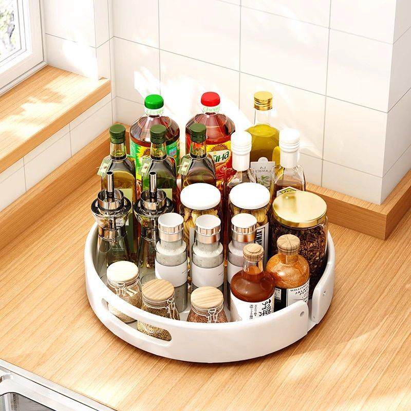 【独家直播】厨房可旋转调味品储藏架调味品角专用油、盐、酱、醋,厨房/烹饪用具,调料置物架,淘宝优惠券,粉丝福利购,淘宝优惠卷