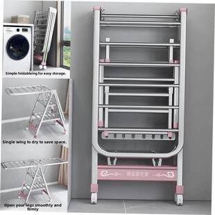 folding rack laundry garment hanger clothes dryer drying