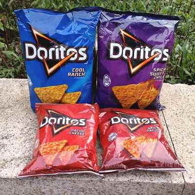 Doritos tortilla chips美国原装膨化多力多滋薯片多桃氏辣玉米片