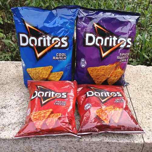 Doritos tortilla chips美国原装膨化多力多滋薯片多桃氏辣玉米片
