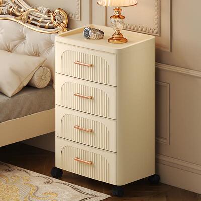 42面宽免安装床头柜抽屉式收纳柜整理箱塑料免组装家用收纳储物柜