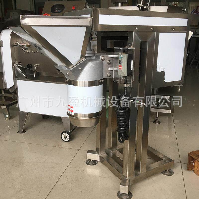 广州九盈打辣椒酱机打姜机视频切蒜粒商用厨房直销切蒜粒打土