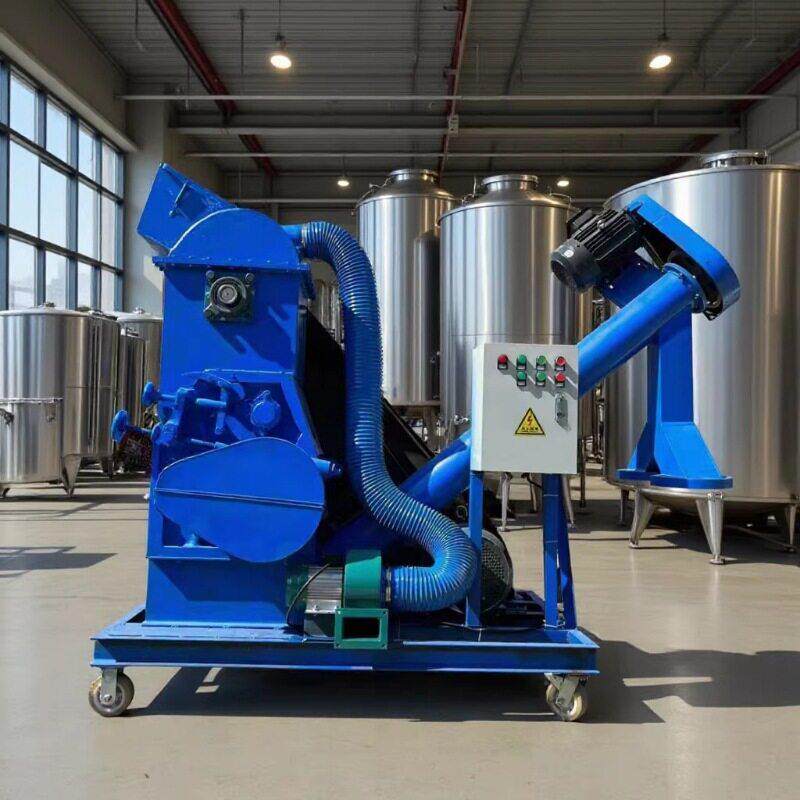 酿酒配套除尘粱大曲粉碎机自动进料粮食大曲破碎机效产破碎