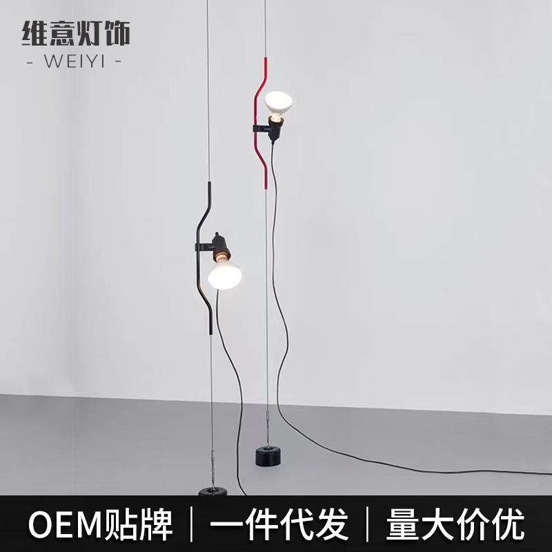异形铁艺餐厅客厅落地灯现代北欧极简创意特别铝材设计师灯具