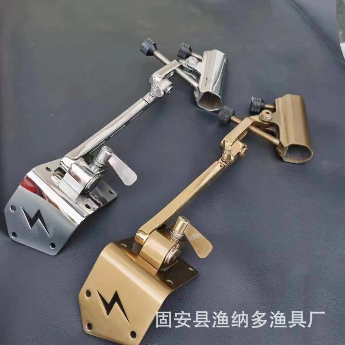 不锈钢钓箱拐角包角钓箱精英版拐弯炮台不锈钢钓箱五件套批发配件