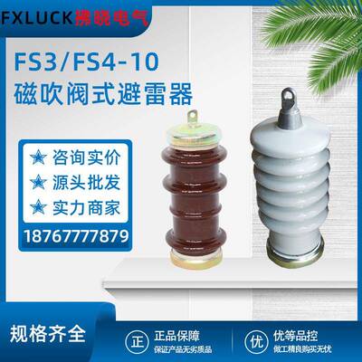 FS3-6磁吹阀式高压避雷器FS4-10FS2-3FX(Y)S配电型用FS-15/20KV