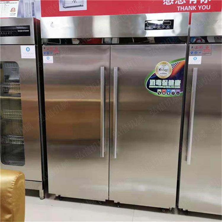 双门不锈钢消毒柜 推车式酒店食堂商用高温大型餐具碗筷消毒碗柜