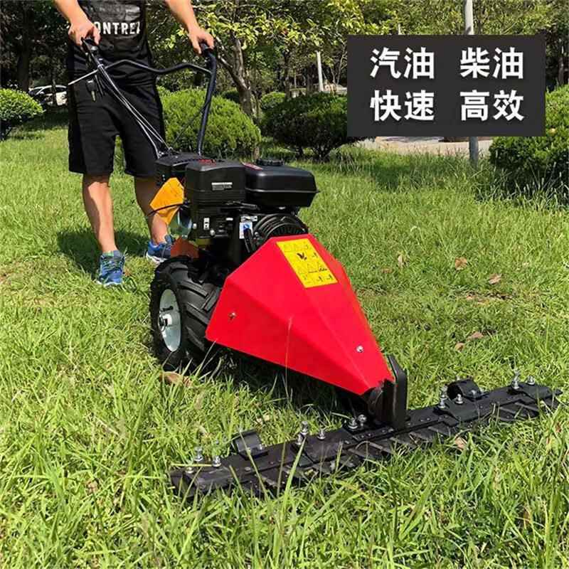 一米宽手推式割草机除草神器汽油剪草机多用途果园打草机