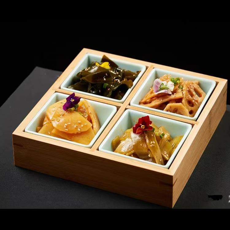 火锅蔬菜拼盘子创意餐具肥牛羊肉盘竹制盘分格日式六宫格小食拼盘,餐饮具,盘,淘宝优惠券,粉丝福利购,淘宝优惠卷
