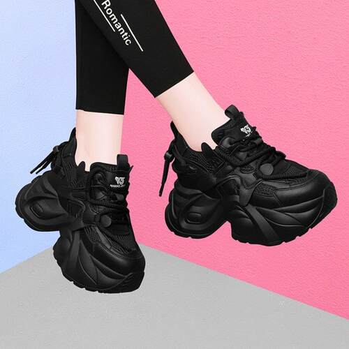 时尚品牌Daddy Women Shoes for Spring & Fall的K-Style港式黑色