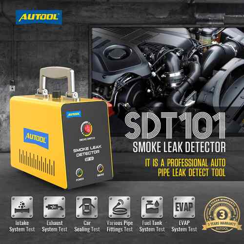 AUTOOL SDT101 Portable Evap Car Smoke Leak Detector Tester