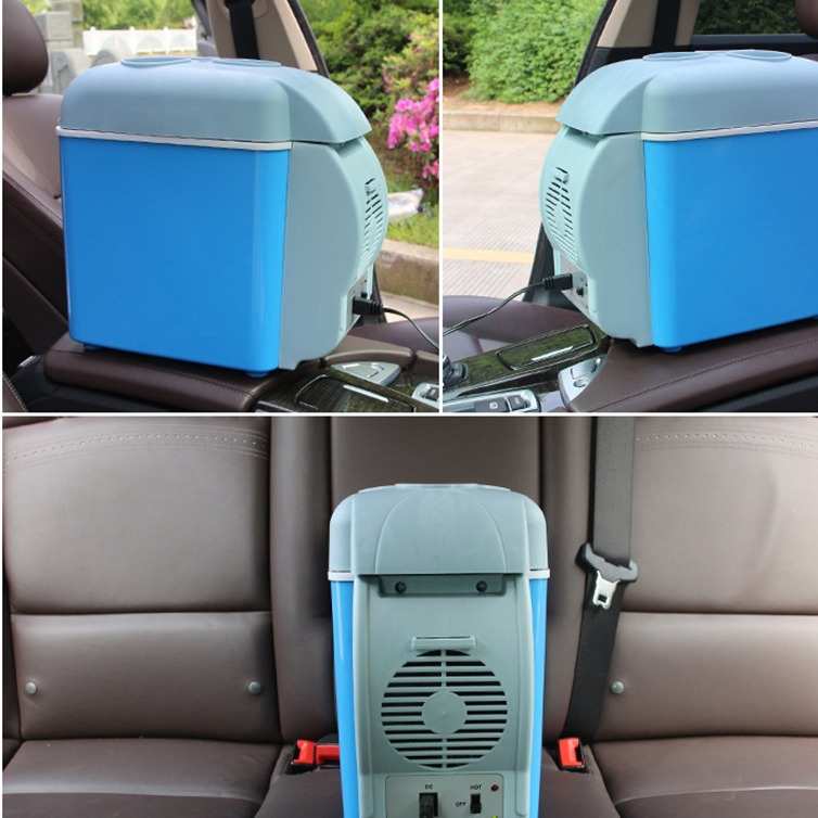 车载冰箱7.5升冷暖两用12V汽车用冷藏保温加热迷你便携小冰箱24V