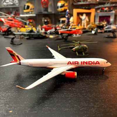 NG1：400比例合金飞机空客A350-900客机印度航空天礼品级藏品