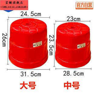 塑料凳子圆胶小圆凳矮凳子小登子圆筒凳子圆柱形胶板室内小胶凳