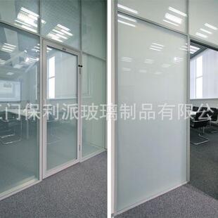 导电控制玻璃夹层调光玻璃酒店办公室智能隔断玻璃可调节透明
