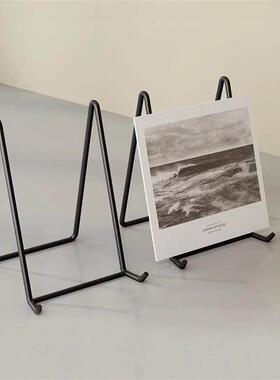 画架展示架铁艺桌面迷你小画架欧式展架画板创意台式照片托架