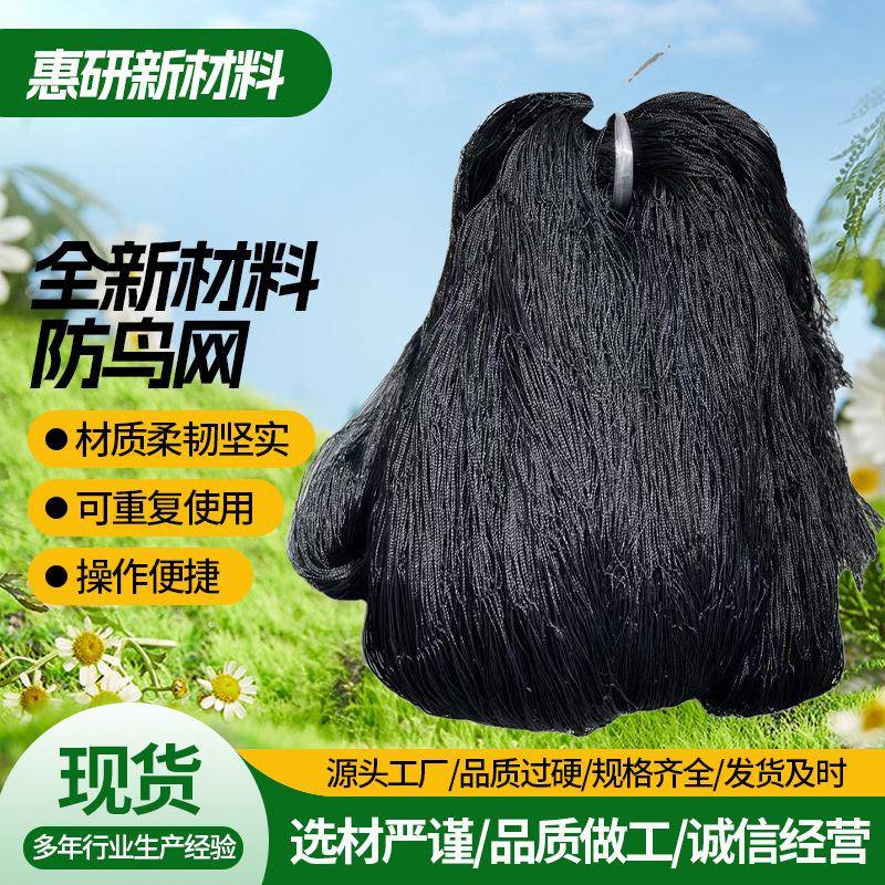 防鸟网鱼塘家禽大棚涤纶果园驱鸟网农用加粗养殖围网植物攀爬网