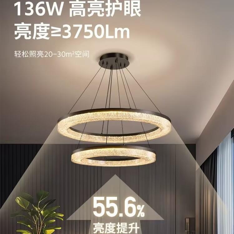 意式高端厅轻奢客吊灯主ROB灯吊代简约设现计师别墅大厅餐厅卧室