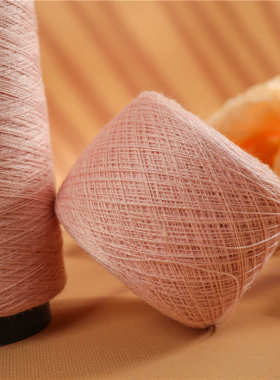 华之信纺织源头纱线羊绒纱抗起球2/46支桑蚕丝羊毛混纺纱