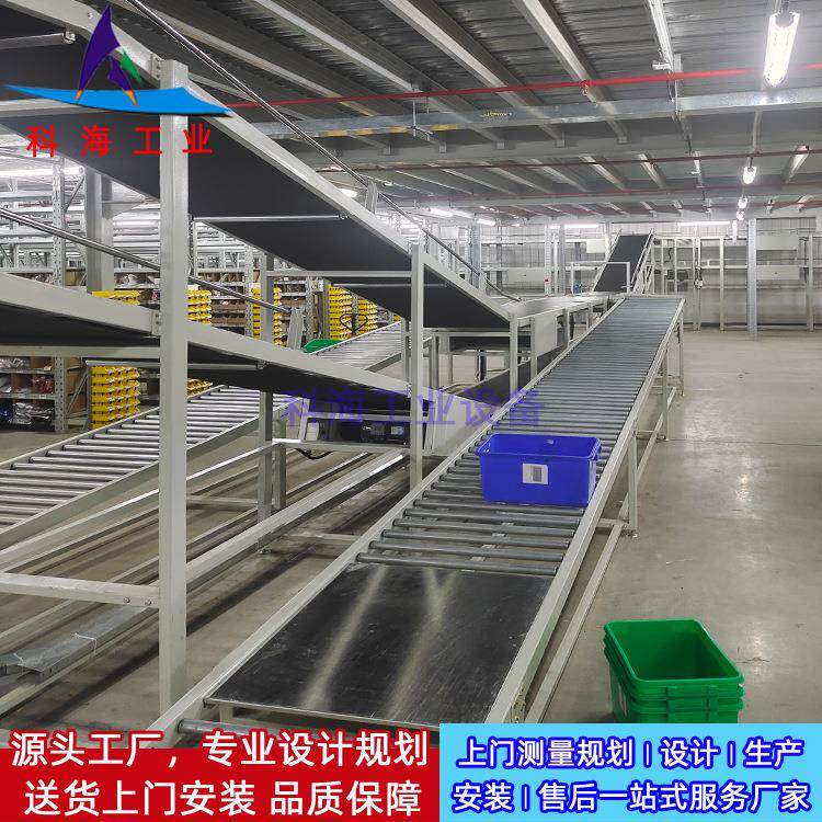 电商仓储物流输送线大型仓储皮带物流输送线智能仓储物流输送线