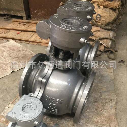 厂家供应铸钢蜗轮球阀Q41F-25CDN250全焊接球阀铸钢阀门