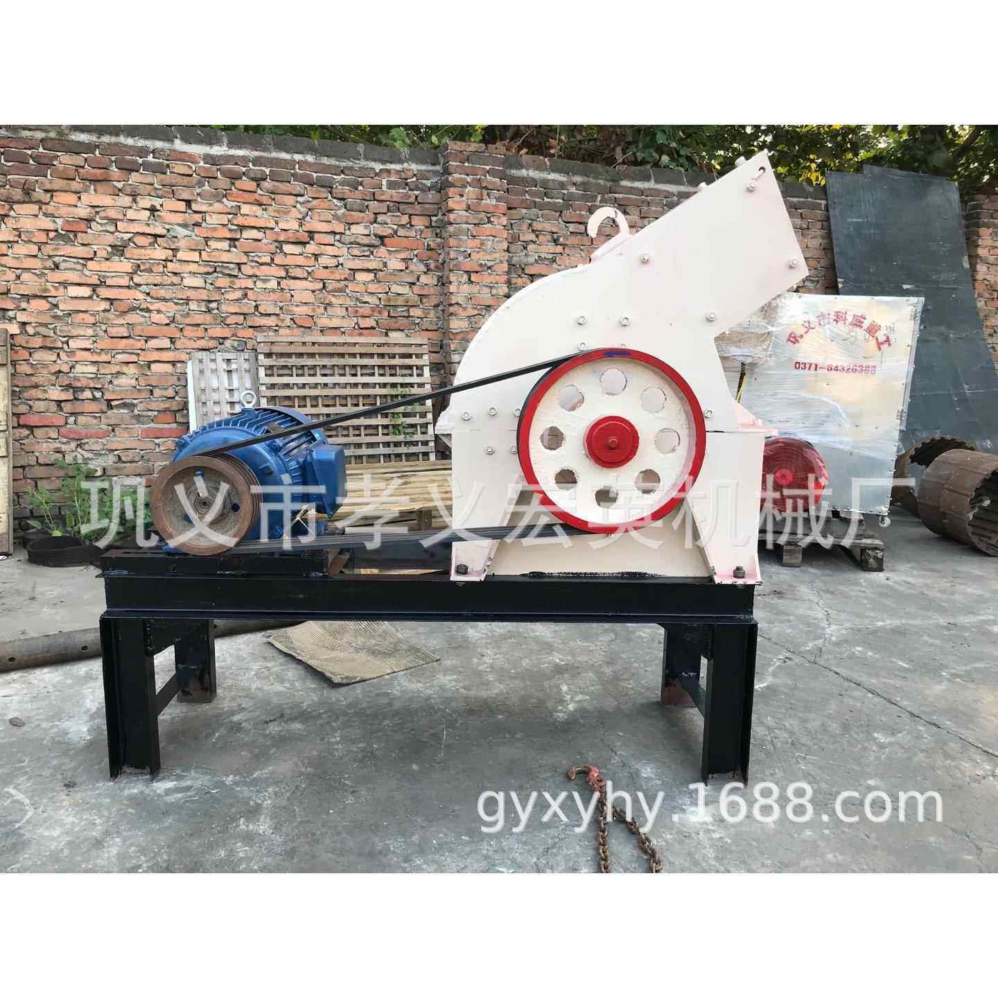 石料锤式破碎机甩锤式石英石制砂机锤式石子破碎机移动锤破机