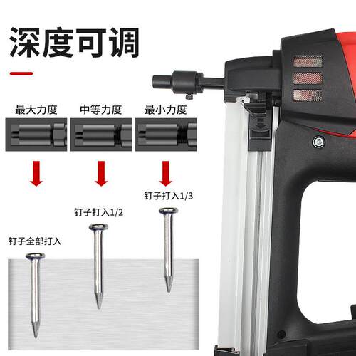 新款直销锂电瓦斯枪电动射钉枪气动射钉器门窗瓦斯射钉枪打钉枪瓦