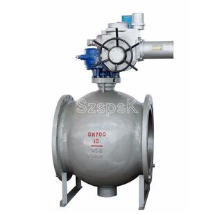 PQ940F H高温耐磨580°电动偏心半球阀法兰铸钢铸铁电动DN200