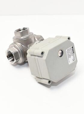 1型/4不锈钢三通球阀L/T型带76指示窗口开关型电动微球阀D寸型N8