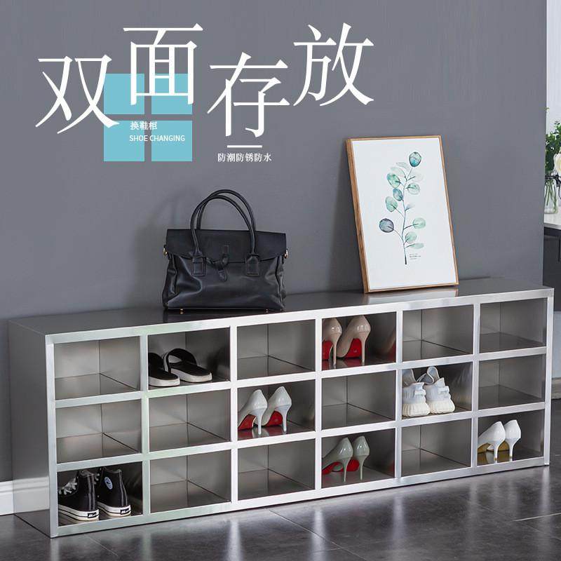 加厚不锈钢鞋柜员工换鞋凳子无尘车间食品厂单面双面员工换鞋柜,商业/办公家具,办公储物柜,淘宝优惠券,粉丝福利购,淘宝优惠卷