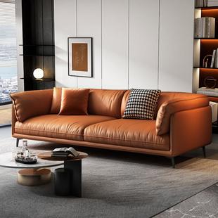 猫抓皮三人位沙发小户型直排科技布艺现代简约客厅公寓四人位沙发