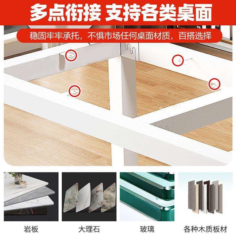 铁艺桌腿支架餐桌架子脚架会议办公吧台茶几架配件桌子腿自配桌面