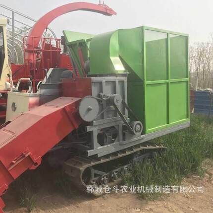 厂家定制小型丘陵地牧草收割青储机履带式甜象草青储收割机