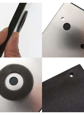 跨境热卖183*92mm4孔方型磨盘磨打磨盘五金研磨抛光机底盘