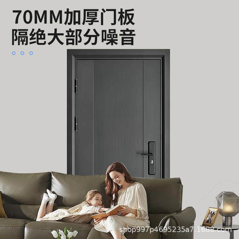 甲级防盗门进入户门家用隔音加厚防撞防火工厂室外门