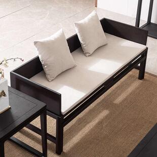 新中式罗汉床榻客厅实木沙发禅意小户型白蜡木酒店民宿办公室家用