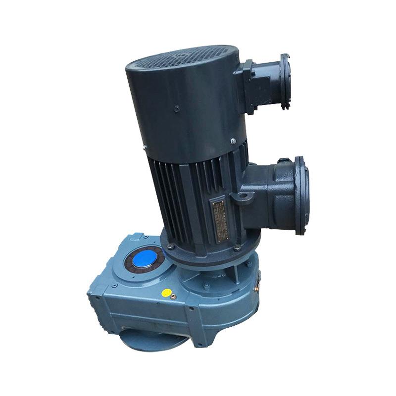 R卧式齿轮减速机直列角硬齿面斜轮减速TUQ机立系式行星减速齿器