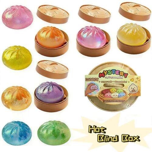 Glitter Giant Dumpling Squishy Slow Rising Simulation Bun Sq