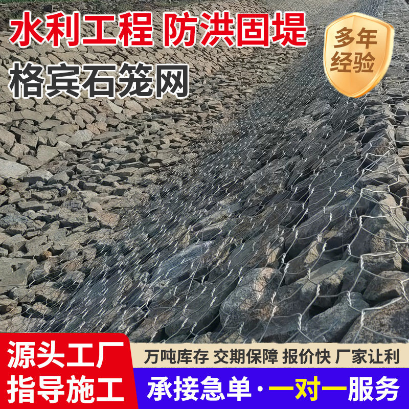 石笼网箱镀锌铁丝网宾格笼石笼网丝网/金属网