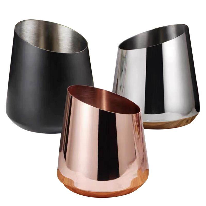 冰桶酒吧酒柱用品大号不锈钢冰桶加厚金属干冰桶