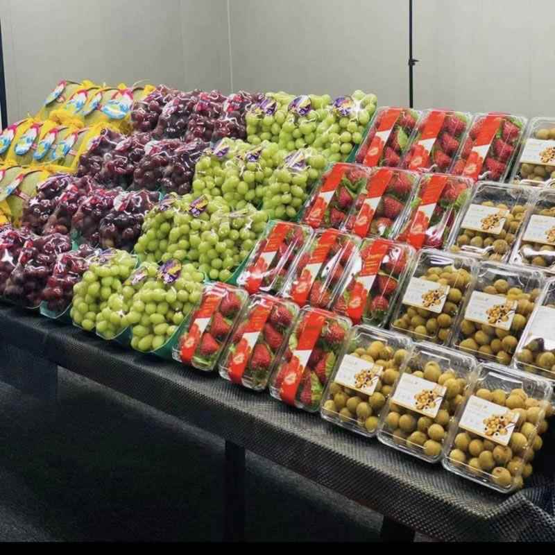 ZCD水店纸货架展示架中岛板台阶梯形陈列架超市水果果蔬子菜直角