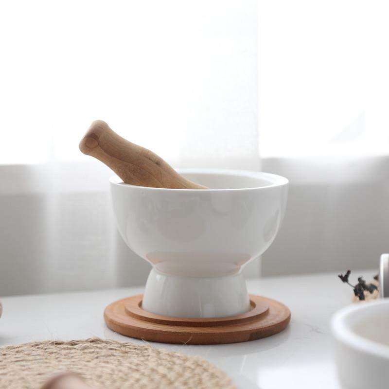 高档胡椒碎捣碎陶瓷/捣出口欧洲碾碎器/捣器/捣药罐钵/家用研磨手
